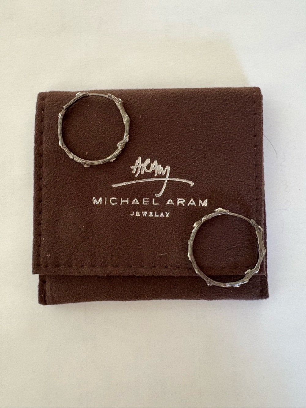 Michael Aram Enchanted Forest Hoops With Diamonds